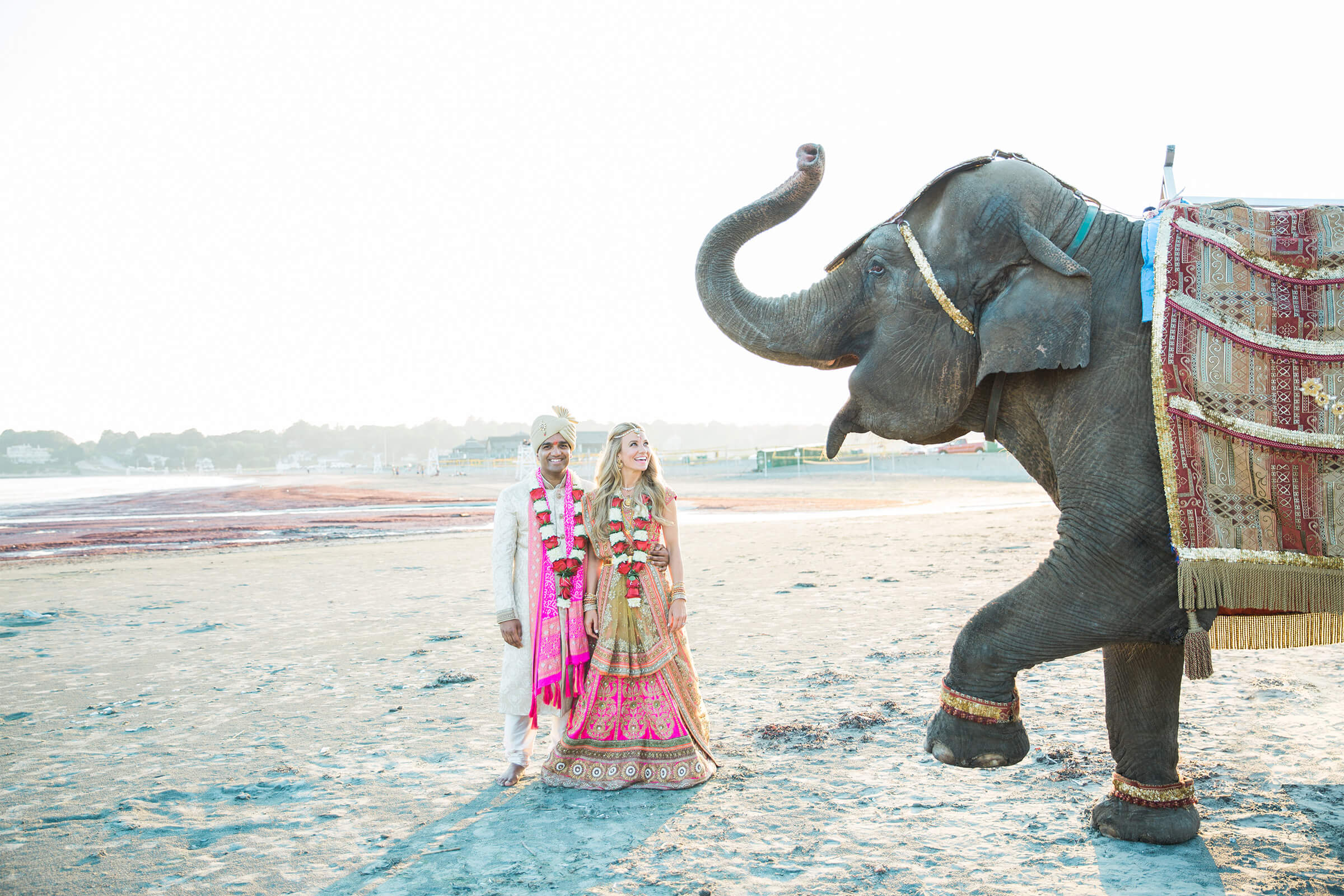 indian weddings rhode island Large Venue Longwood Bollywood Elephant Newport Beach House by Move Mountains
