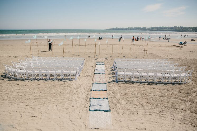 simple beach ceremony newport Rhode Island ri